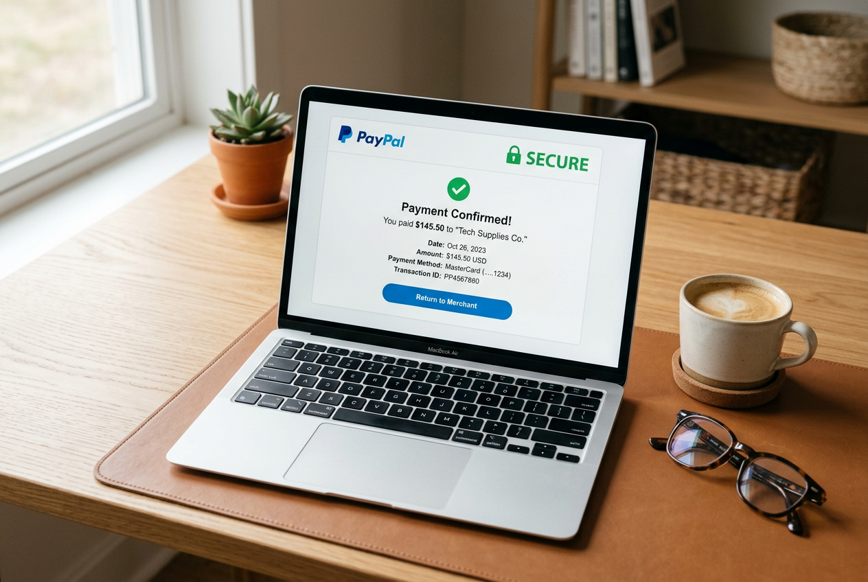 Zabezpieczona płatność PayPal w kasynie online